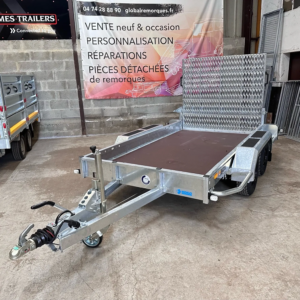 HAPERT Indigo LF-2 305x139 / 2 essieux / Roues 13 ou 14 pouces / 3500kg