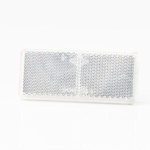 Catadioptre Rectangulaire Blanc 90x40mm