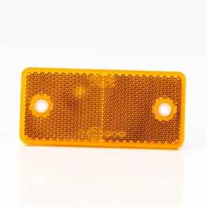 Catadioptre Rectangulaire Orange 90x40mm