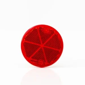 Catadioptre Rond Rouge diamètre 60 autocollant