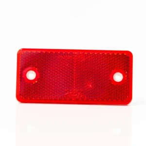 Catadioptre Rectangulaire Rouge 90x40mm