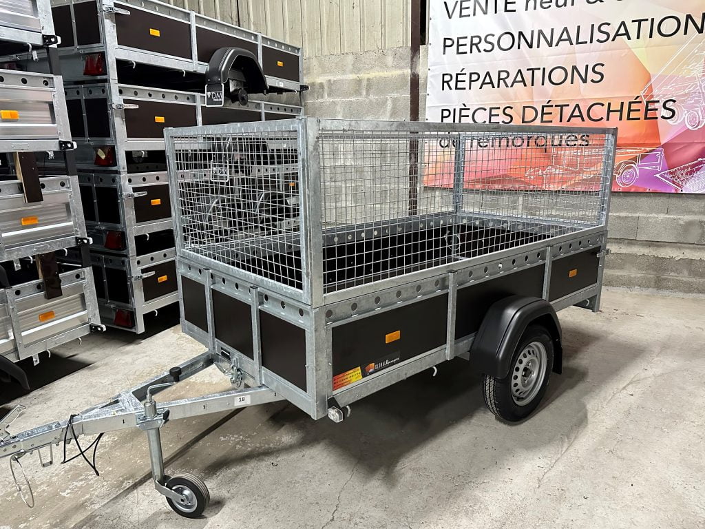 Amigo basculante 258x130 & réhausses grillagées de 70cm