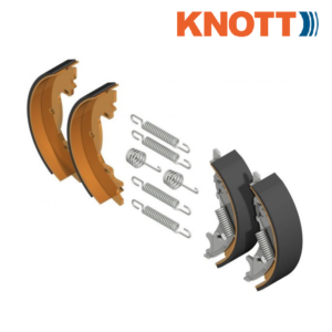 Kit mâchoires de frein + Ressorts KNOTT 160x35 - 16-1365