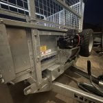 Treuil Warn EVO10S sur la benne TT3017 Ifor Williams