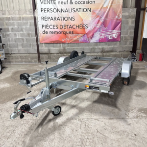 ERDE XV1600 Porte-Voitures 356x190 Freiné 1600kg