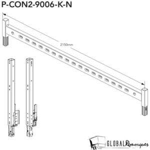 Porte Echelle Connect & General Plant BJT largeur 2.15m - P-CON2-9006-K-N