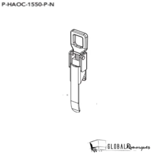 Poignée - Crochet - Fixation de rampe & ridelles BJT - P-HAOK-1550-P-N
