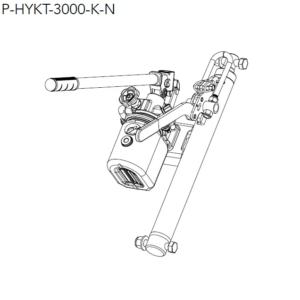 Pompe manuelle basculement hydraulique T-Transporter / Cargo Connect BJT - P-HYKT-3000-K-N