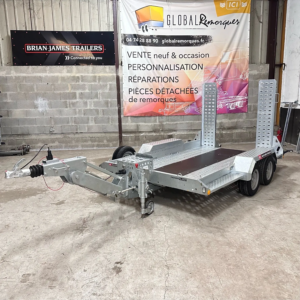 BRIAN JAMES Digger Plant 320x170 Timon Réglable / 2 essieux / Roues 12 pouces / 3500kg - 543-3217-35-2-12-A